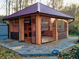 Мягкие окна в беседку