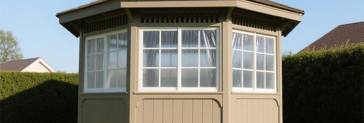 Мягкие окна в беседку