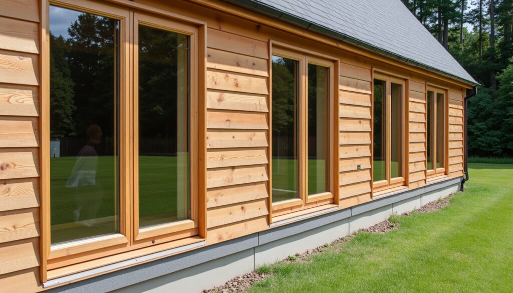 Пластиковые окна в деревянном доме