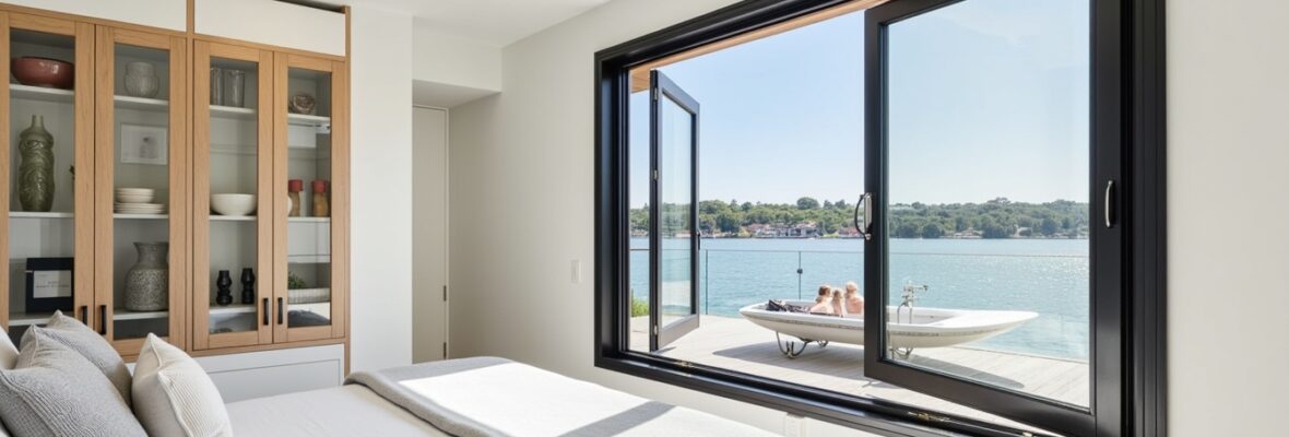 Установка поворотно-откидного механизма