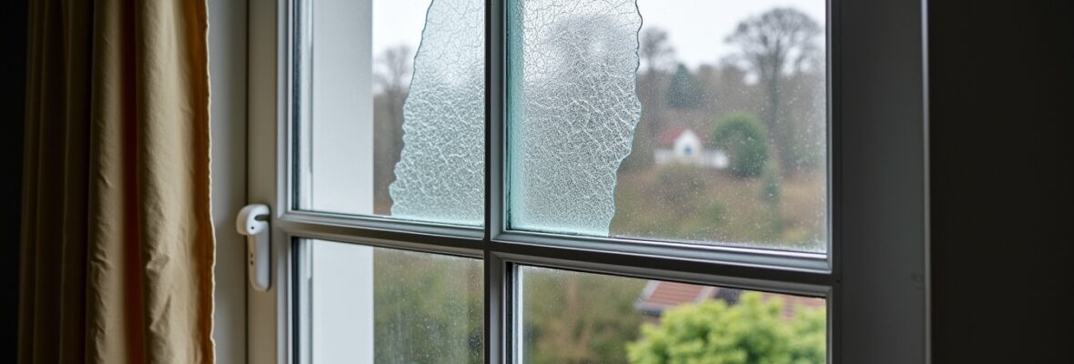 Замена разбитого стеклопакета