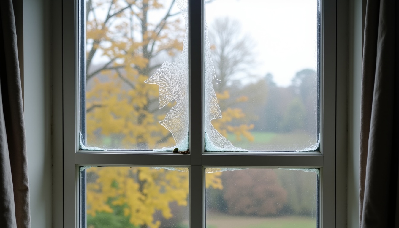 Замена разбитого стеклопакета