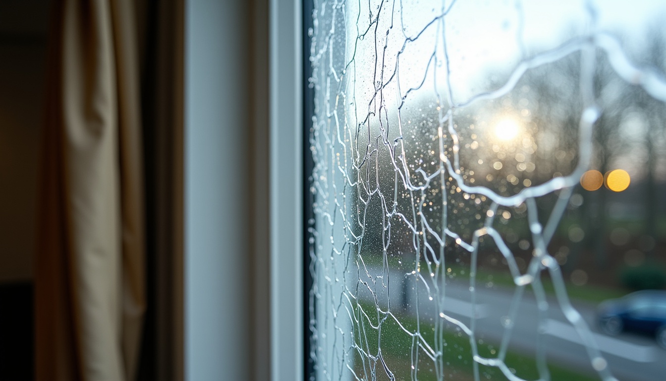 Замена разбитого стеклопакета