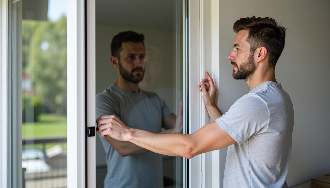 Регулировка балконной двери