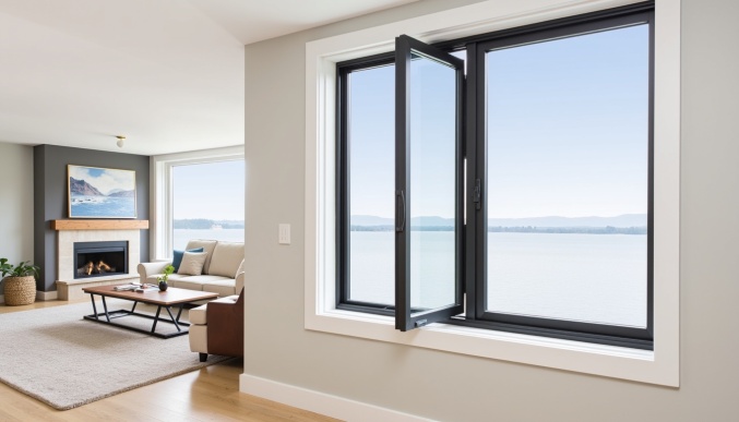 Установка поворотно-откидного механизма